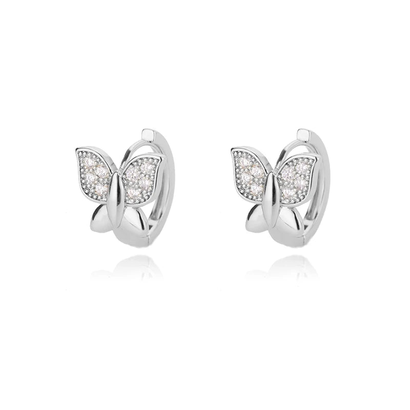Butterfly Earrings For Women Girls Modern Gold Color Stainless Steel Earrings 2024 Trend New in Wedding Aesthetic Jewelry Femme